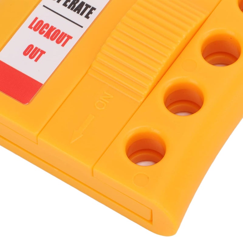 klarako Lockout Lock Tag Out Hasp Kit, 4‑Hole Nylon Insulated Universal Safety Lock for Explosionproof Place - Image 5