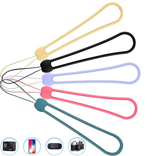 YOUOWO Short Small Wrist Lanyards 5 Pcs Straps Hand Lanyard Silicone Rubber Charms,For CellPhone Pen Umbrella Water Cup Kettle Camera USB Thumb Drives Keys - Image 5
