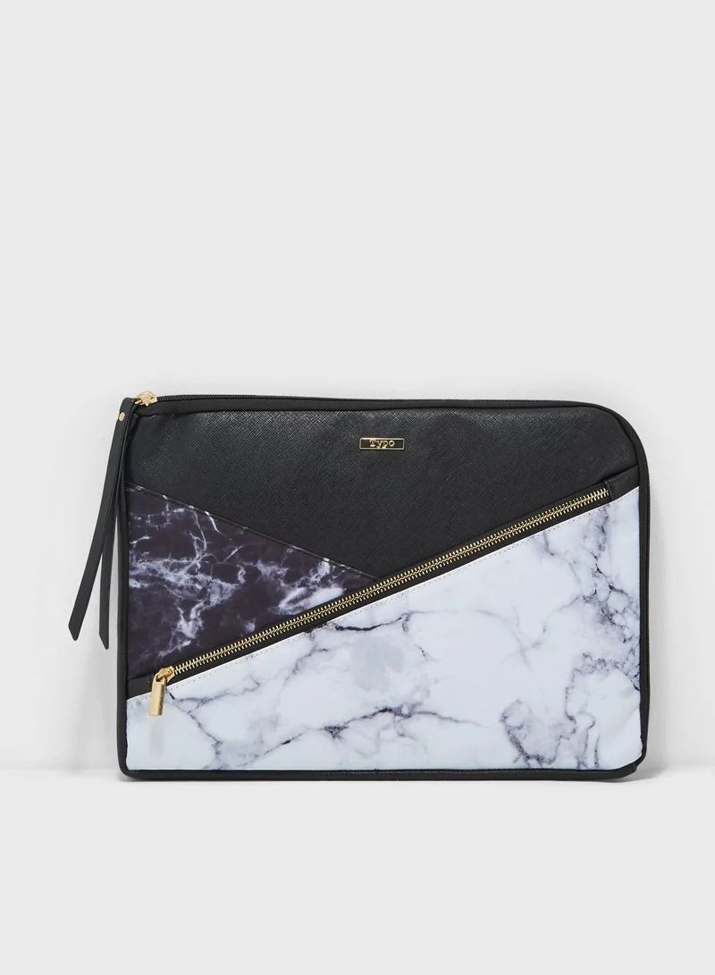 Typo 13" Marble Premium Laptop Case