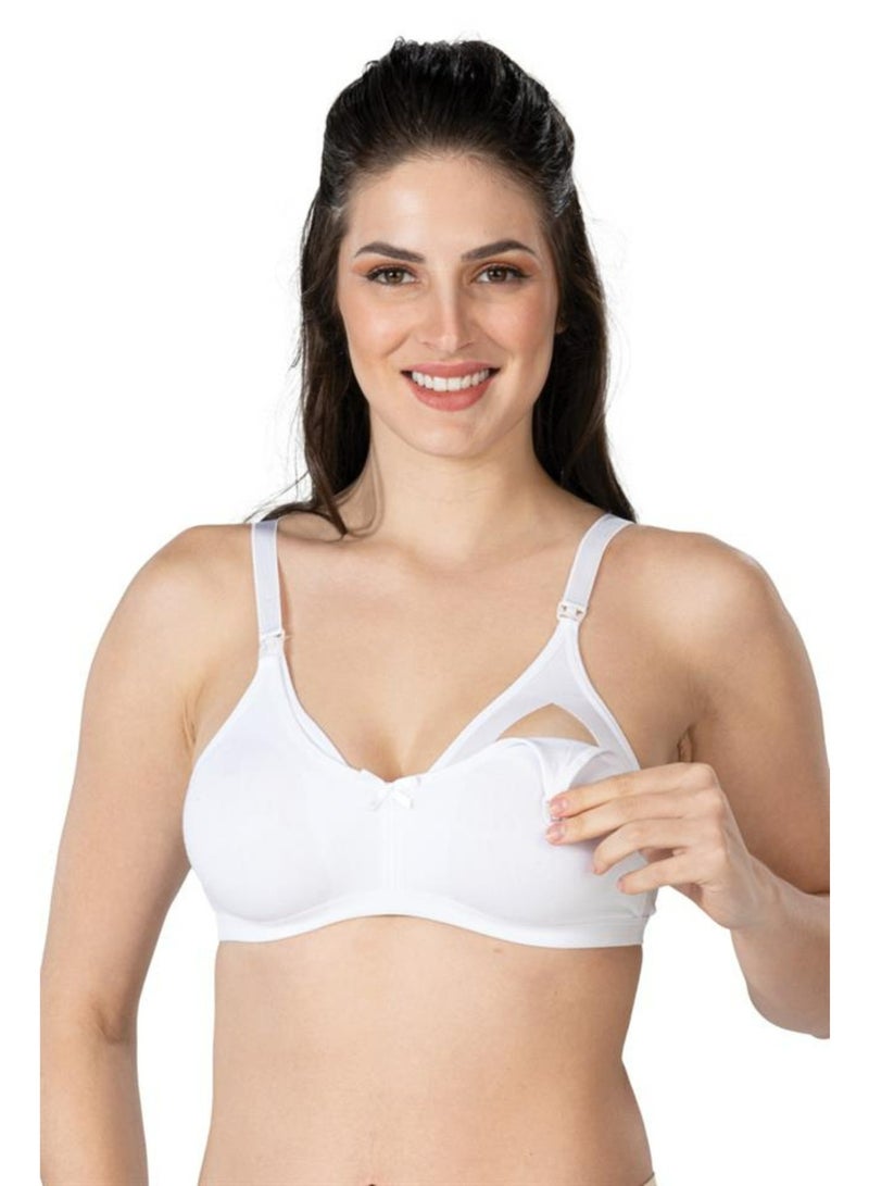 Women's Cotton Non-Padded Feeding Nursing Bra  - Image 1