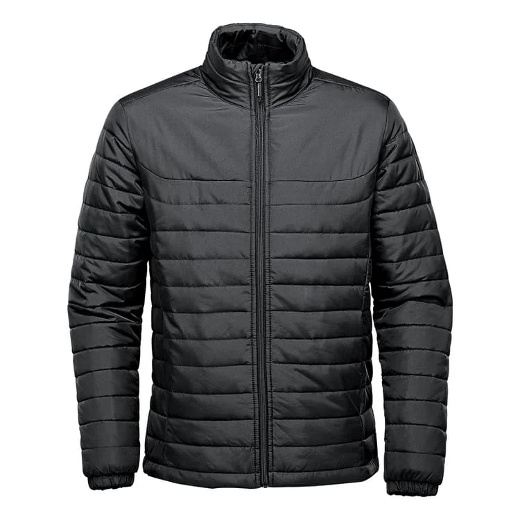 Stormtech  Stormtech Nautilus Quilted Jacket Men’s Lightweight Insulated Windproof & Water-Repellent 100% Polyester Pongee Outer Shell, Quilted Thermal Shell, Adjustable Hem & Zippered Pockets (Black) for Men | Best Price UAE
