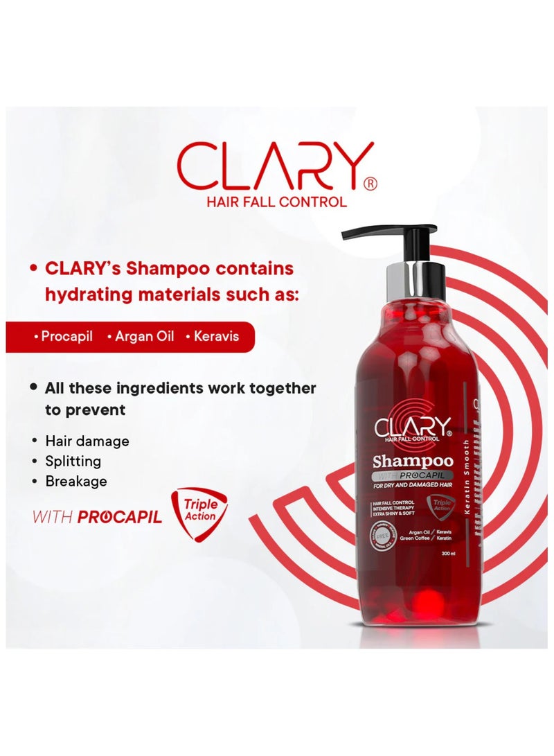 Clary Hair Shampoo With Procapil 300Ml - Image 2