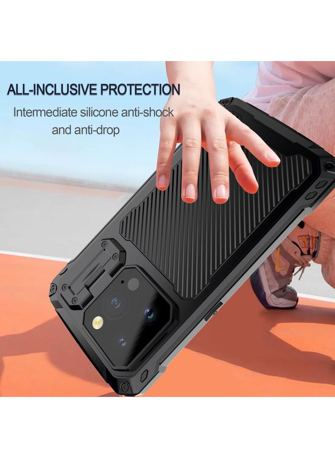 S-TOP Case For iPhone 15 Pro Max Lens Holder Metal IP54 Life Waterproof Three-proof MagSafe Phone Case - Image 3