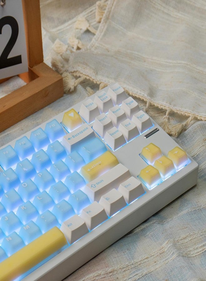 Sumgsn 164 Keys PBT Doubleshot Keycaps Cherry Profile Jelly Keycap Set Fit for 60% 65% 75% 95% Cherry Mx Switches Mechanical Keyboard - Image 5