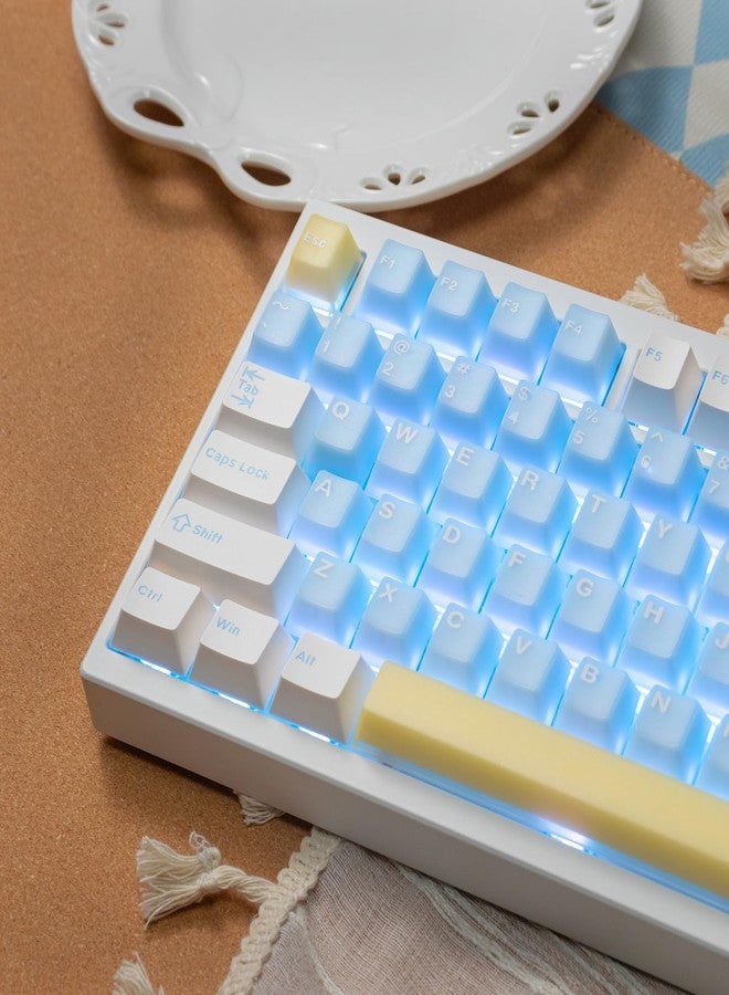 Sumgsn 164 Keys PBT Doubleshot Keycaps Cherry Profile Jelly Keycap Set Fit for 60% 65% 75% 95% Cherry Mx Switches Mechanical Keyboard - Image 4