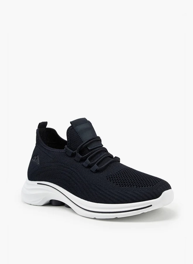 Oaklan by Shoexpress Mesh Detail Lace-Up Sports Shoes