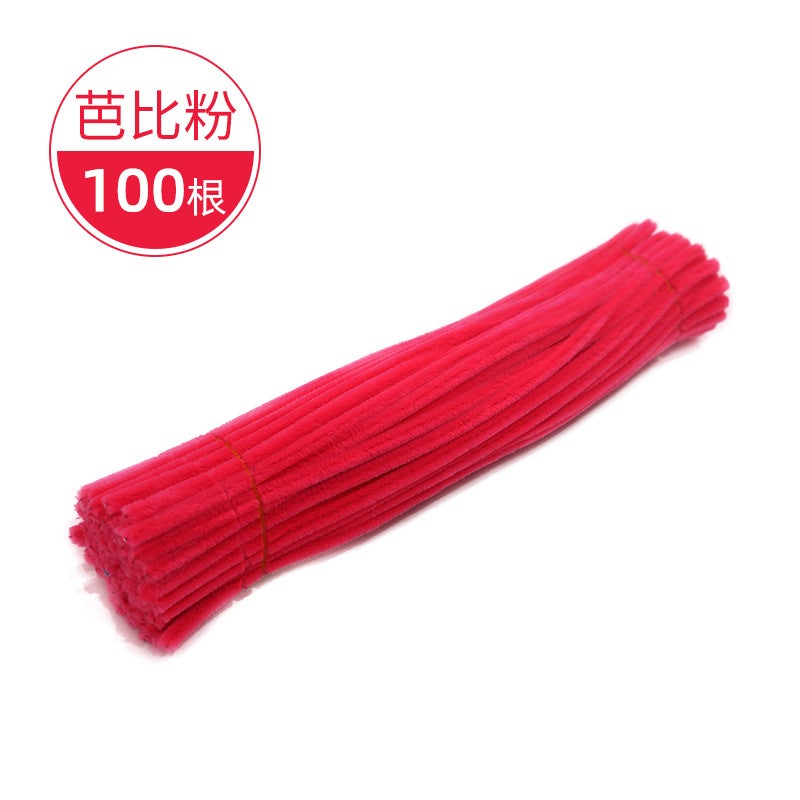 [] Macaron Wool Root Twist Bar Bouquet Handmade Diy Material Bag Encryption Color Wool - Image 1