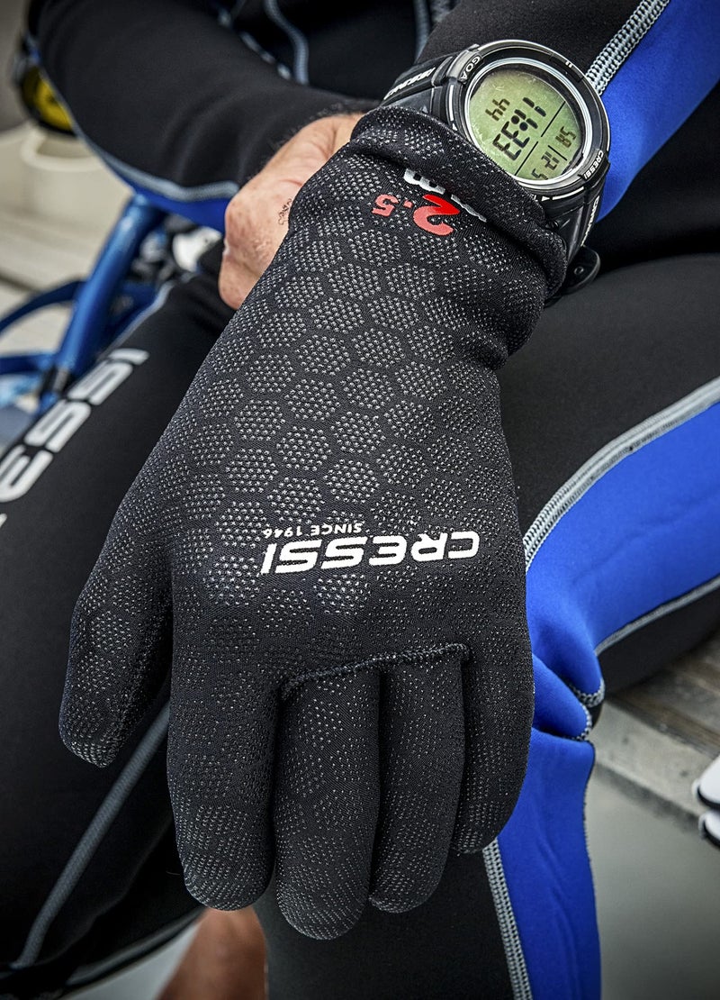 Cressi High Stretch Diving Gloves (2.5mm, Small) - Image 2