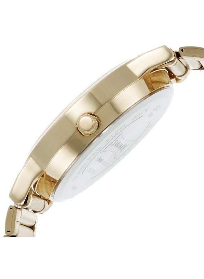 سوناتا ساعة سوناتا كوارتز أنالوج مع التاريخ واليوم بمينا بلون الشمبانيا وحزام من الفولاذ المقاوم للصدأ للرجال - NP1141YM10 - Image 3