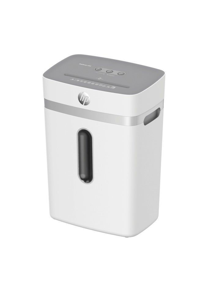 HP OneShred 12CC Office Paper Shredder Machine, P-4 Security, Cross Cut, 12 Sheets, 23L Bin - 2802 White - Image 2