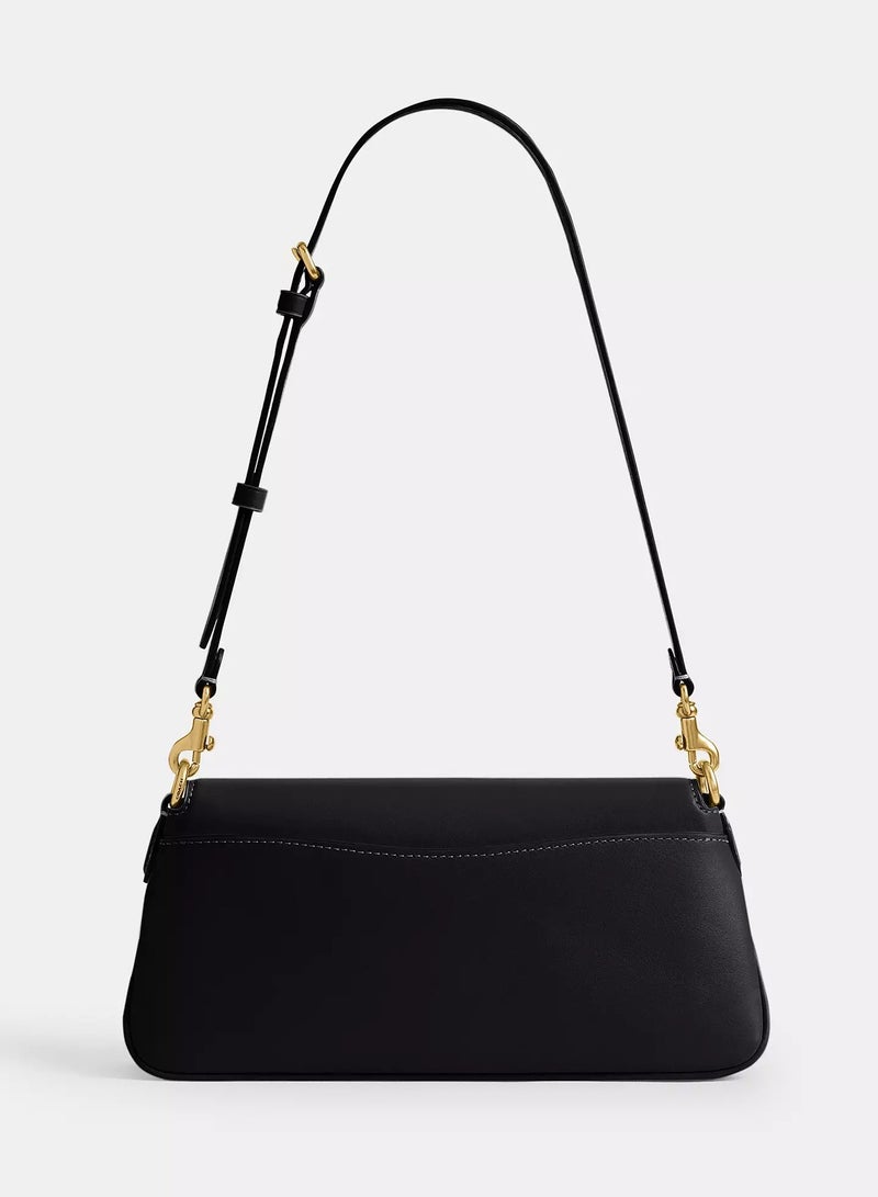 كوتش اوت ليت حقيبة كتف Coach Jet، حقيبة كروس نسائية، حقيبة يد نسائية، حقيبة سفر نسائية، 25 سم - أسود - Image 3