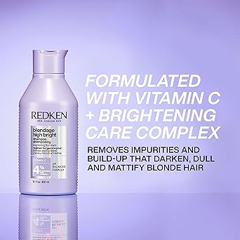 REDKEN Lightening Shampoo For Blonde Hair With Vitamin C Blondage High Bright 300ml - Image 2