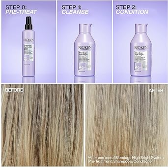 REDKEN Lightening Shampoo For Blonde Hair With Vitamin C Blondage High Bright 300ml - Image 4
