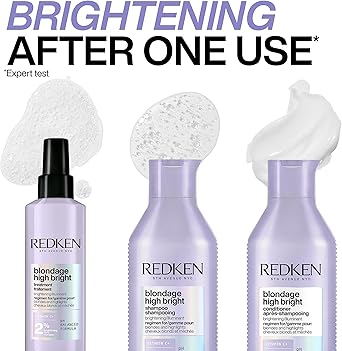 REDKEN Lightening Shampoo For Blonde Hair With Vitamin C Blondage High Bright 300ml - Image 5