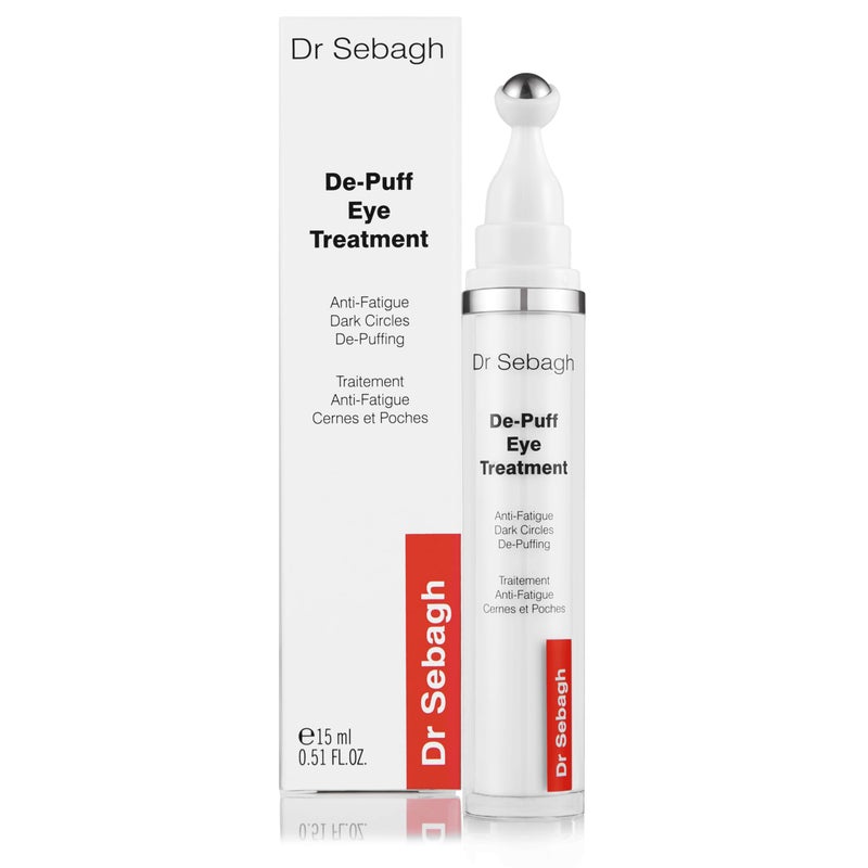 Dr. Sebagh Dr Sebagh DePuff Eye Treatment  Targeted Eye Care for Reducing Puffiness  Dark Circles  Soothing  Hydrating Formula 05 fl Oz