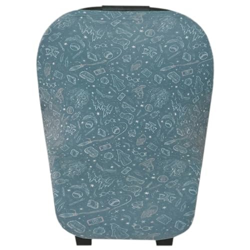 Copper Pearl Nursing Cover MultiUse Cover for Baby Girl or Boy Car Seat Cover Stroller Cover Breastfeeding Cover Up for Women Hogwarts - Image 1