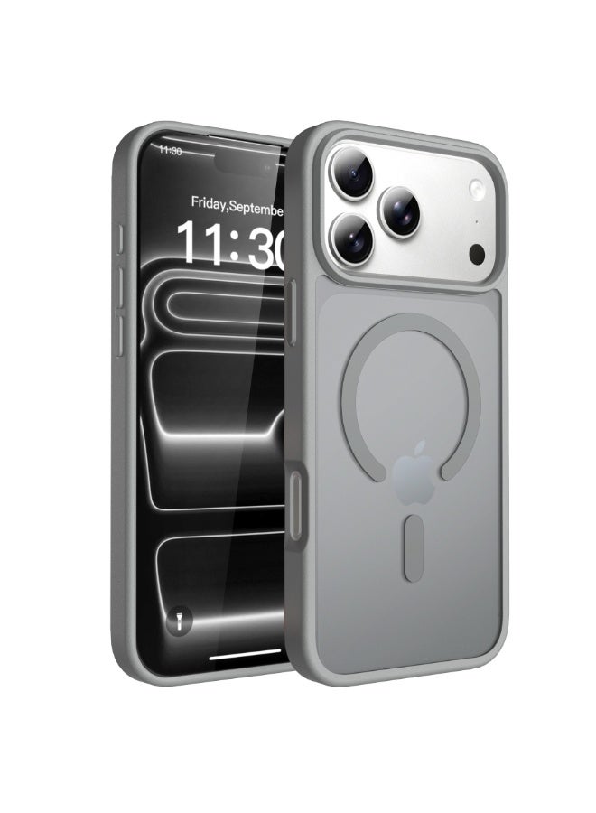 Magnetic Case for iPhone 17 Pro 6.3-Inch Compatible with MagSafe，Translucent Matte Back，Military-Grade Drop Protection - Image 1