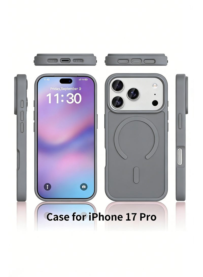 Magnetic Case for iPhone 17 Pro 6.3-Inch Compatible with MagSafe，Translucent Matte Back，Military-Grade Drop Protection - Image 5