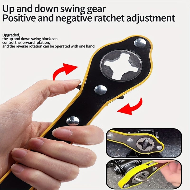 1pc Labor Saving Wrench Suitable For Jack Tire Changing Tool Car Tire Tool Small Horizontal Car Wrench Essential For Car - Image 5