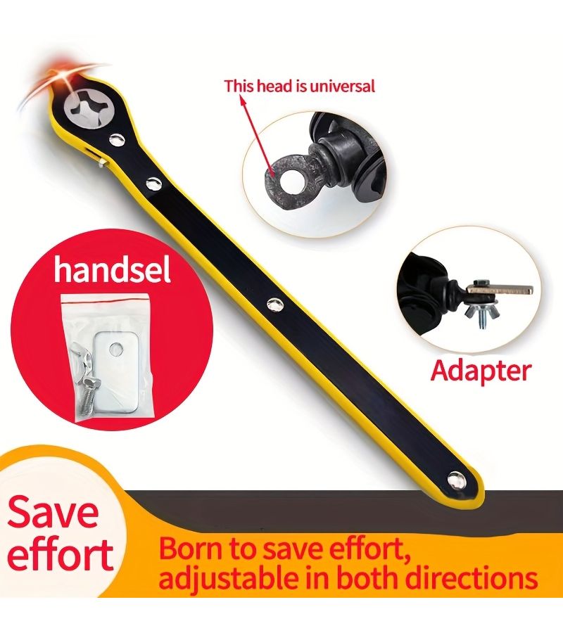 1pc Labor Saving Wrench Suitable For Jack Tire Changing Tool Car Tire Tool Small Horizontal Car Wrench Essential For Car - Image 4