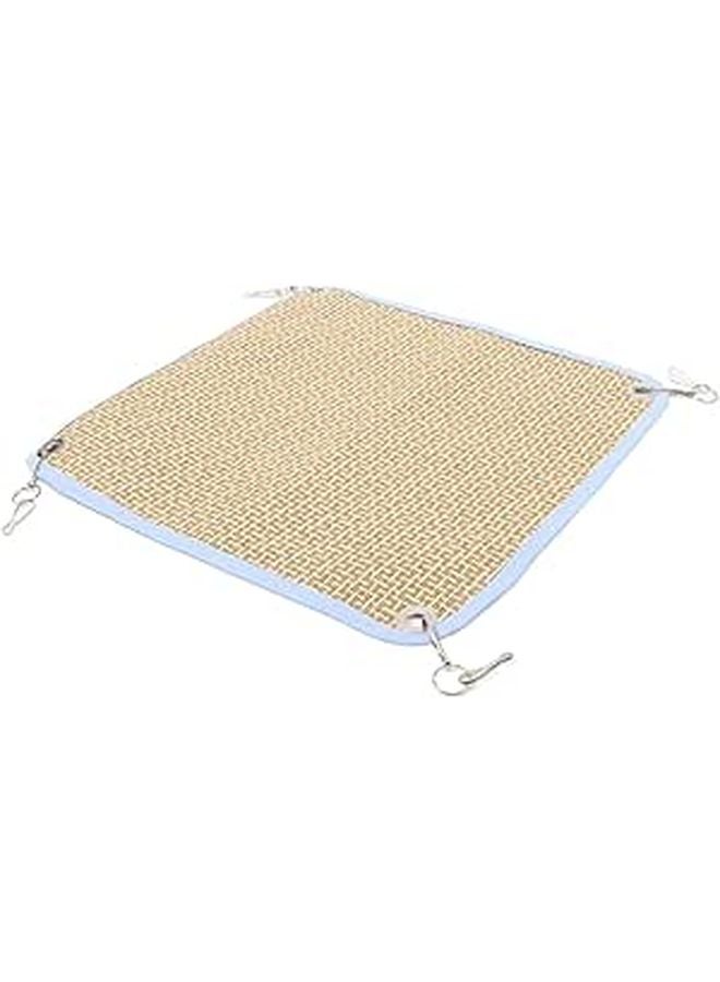 Small Pet Hammock Swing 20x30cm Cotton Cooling Mat Hanging Cage Bed for Hamsters Guinea Pigs - Image 1