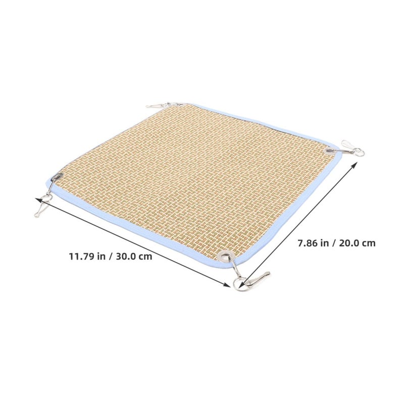 Small Pet Hammock Swing 20x30cm Cotton Cooling Mat Hanging Cage Bed for Hamsters Guinea Pigs - Image 3