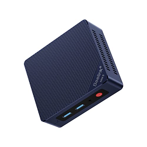Beelink Mini PC, MINI S13 Intel Twin Lake N150 (Upgraded N100, 4C/4T), Mini Computer 16GB DDR4 RAM 500GB M.2 SATA SSD, Desktop PC Dual HDMI 4K UHD/2.5G Ethernet/WiFi6/BT5.2/W11 Home/HTPC - Image 1