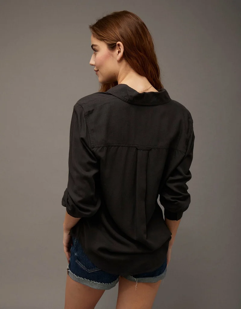 امريكان ايجل قميص بأكمام طويلة وأزرار من تشكيلة بستي