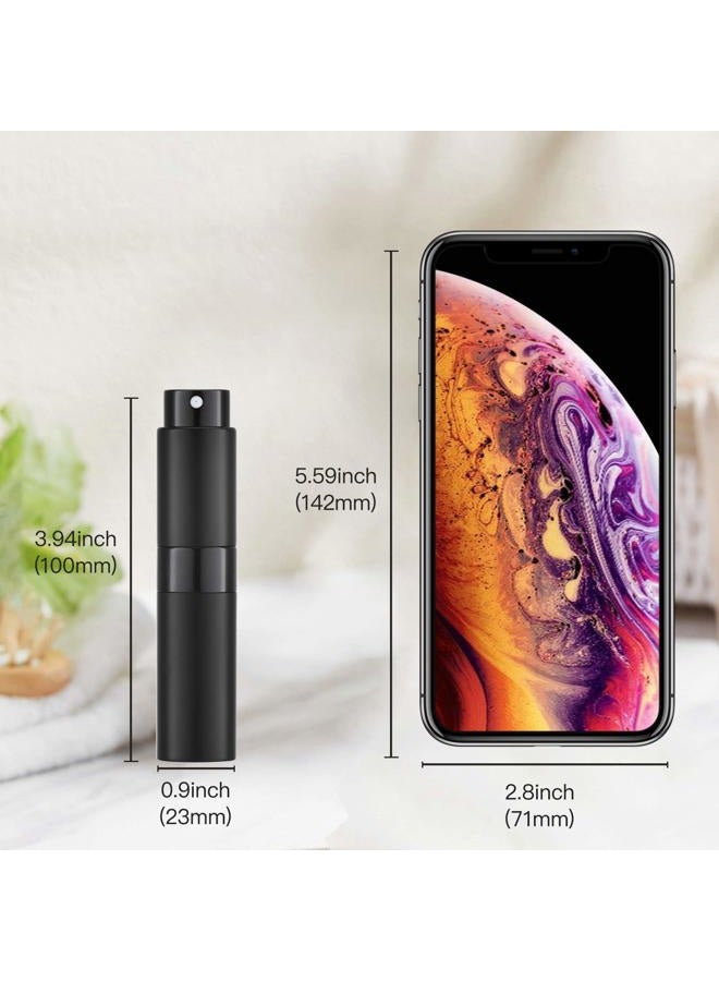 Tekson 5PCS 8ml Travel Perfume Atomizer Refillable, Mini Cologne Spray Bottle Empty, Small Aftershave Sprayer for Liquid Dispenser (Five Colors) - Image 5