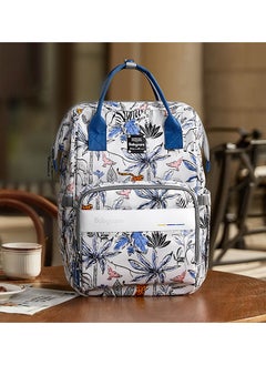 Babycare Babycare - Diaper Bag, Larges, Blue, Compact Design, Built-in Changing Pad, Waterproof Pocket, Hooks for Essentials, BPA-Free, Non-Toxic, Lightweight, Durable Material, Easy to Clean, Multiple Compartments, Travel-Friendly, Stylish and Functional, Ideal for Daily Baby Care  - Image 2