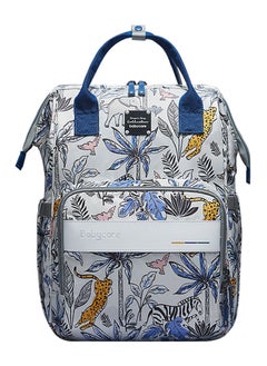 Babycare Babycare - Diaper Bag, Larges, Blue, Compact Design, Built-in Changing Pad, Waterproof Pocket, Hooks for Essentials, BPA-Free, Non-Toxic, Lightweight, Durable Material, Easy to Clean, Multiple Compartments, Travel-Friendly, Stylish and Functional, Ideal for Daily Baby Care  - Image 1