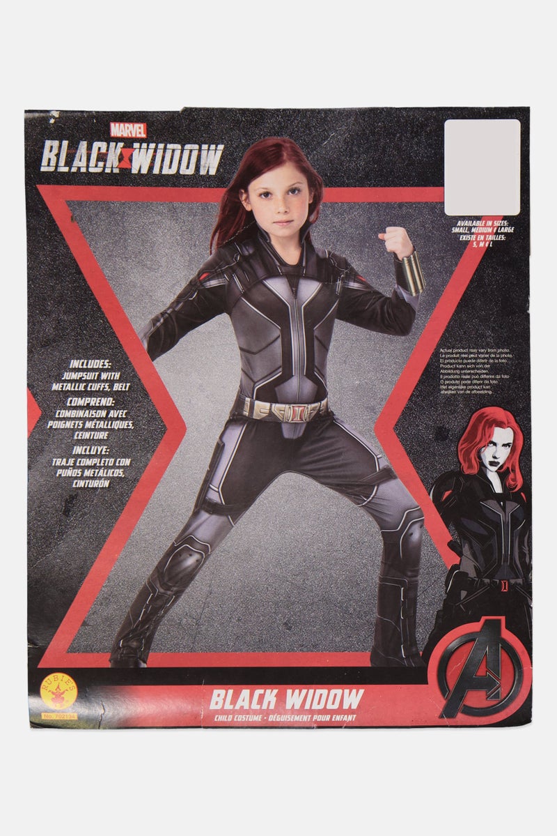 Rubies Marvel Black Widow Costume, Dark Grey - Image 1