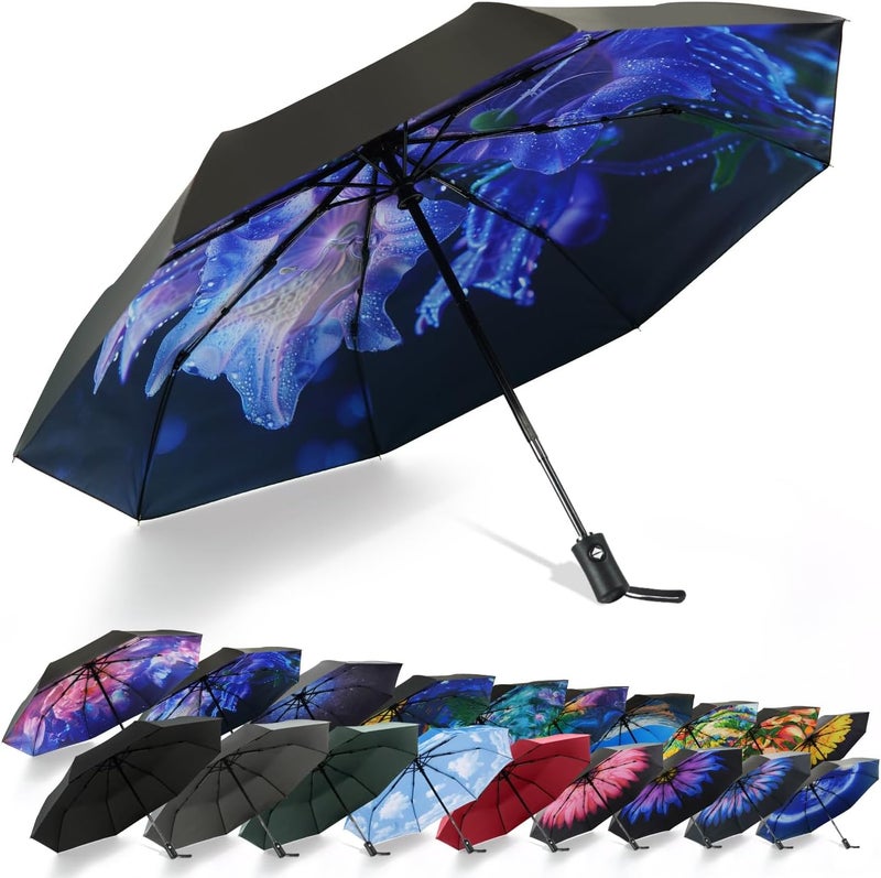 SY COMPACT Travel Umbrella Windproof Automatic Umbrellas Small Compact UV Sun Protection Factory Outlet Umbrella - Image 1