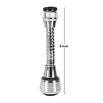 360 Degree Rotating WaterSaving Sprinkler and Faucet Aerator Flexible Water Faucet Sprayer Extender Jet Spray for Sink Turbo Flex  - Image 2