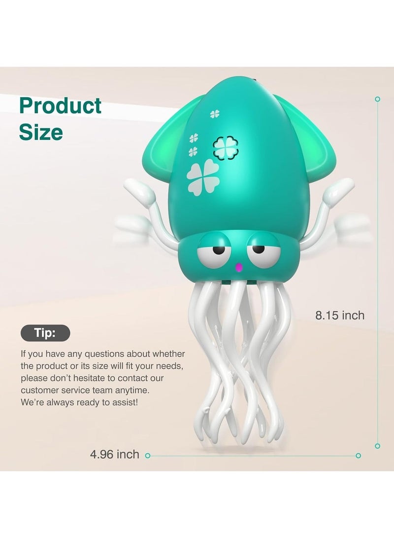 TOY GARDEN Dancing Octopus Toy for Kids, Electric Crawling Toys with LED Lights, Rechargeable Dancing Squid Music Gift for Boys and Girls Ages 3-6, Interactive Octopus Toy - Image 4