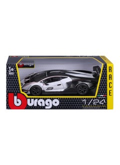 Bburago Bburago Race Lamborghini Essenza SCV12 Die-cast Car (1:24, White/Black)  - Image 1