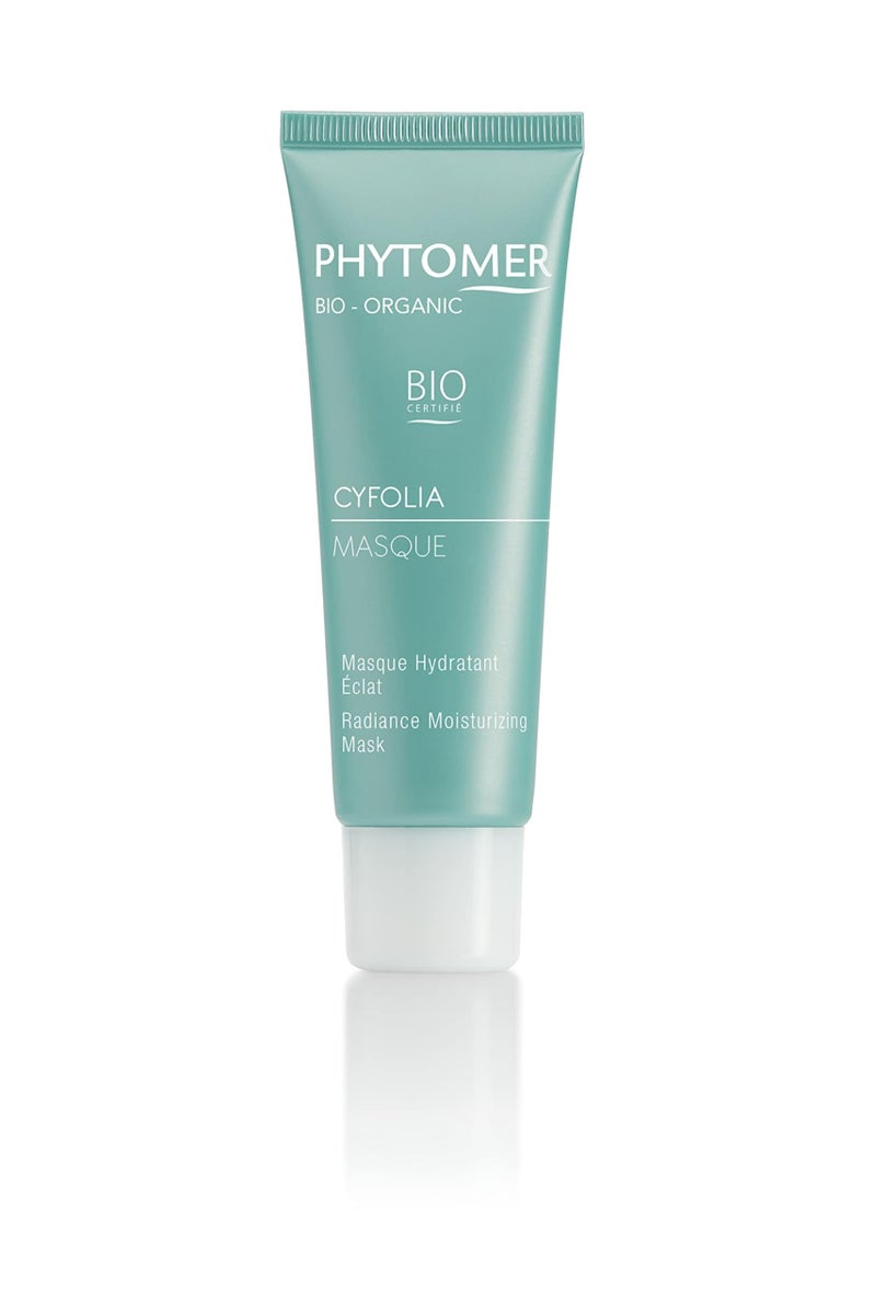 Phytomer Cyfolia Organic Face Moisturizer Mask Hydrating Wash Off Mask Certified Organic Skin Plumping Restoring For More Radiant Hydrated Refreshed Skin 50 ml