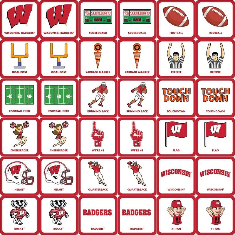 Master Pieces NCAA Unisex Matching Game - Image 2