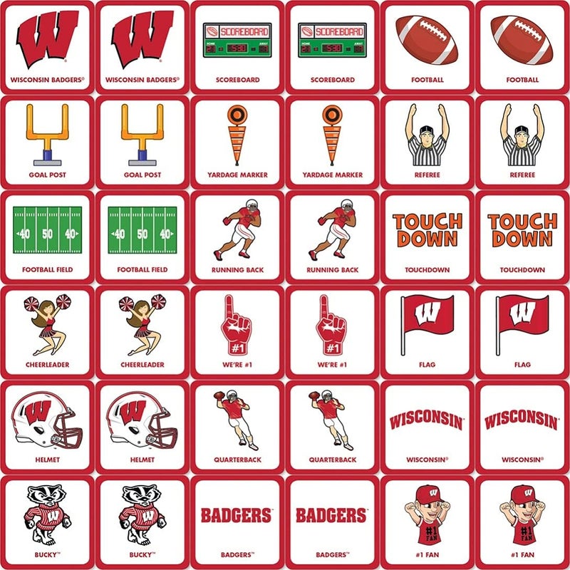 Master Pieces NCAA Unisex Matching Game - Image 5