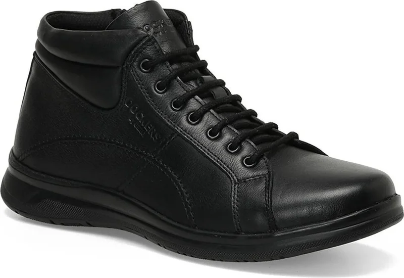 دوكرز باي جيرلي Dockers 225088 Black Genuine Leather Comfortable Sole Men's Boots