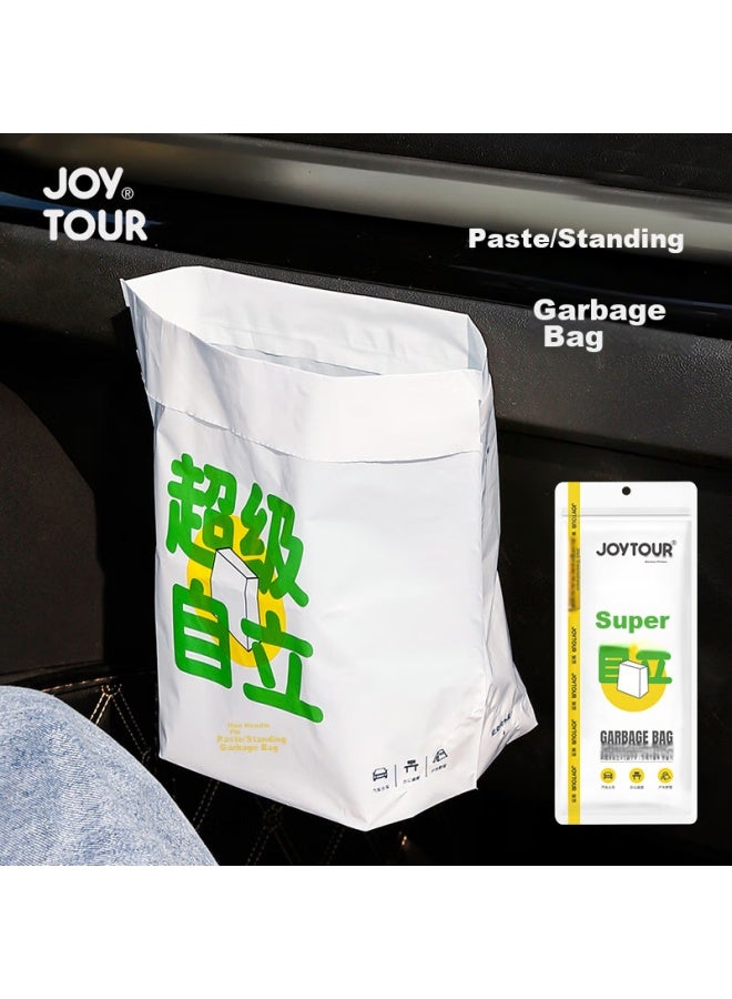 JOY TOUR Joytour Self-adhesive Disposable Car Trash Bags, Thick Cleaning Bags For Vomiting, 40 Pieces - Image 3