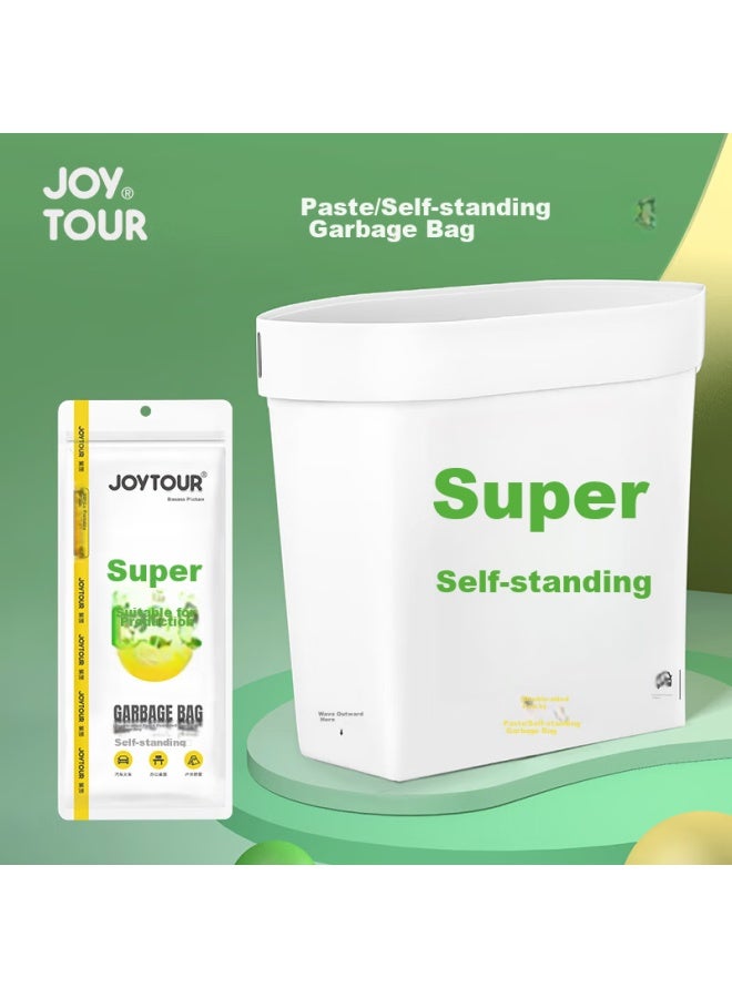 JOY TOUR Joytour Self-adhesive Disposable Car Trash Bags, Thick Cleaning Bags For Vomiting, 40 Pieces - Image 1