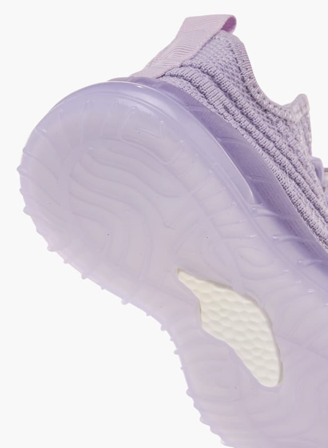 Oaklan by Shoexpress Girls Monotone Sports Shoes with Lace-Up Closure  - Image 4
