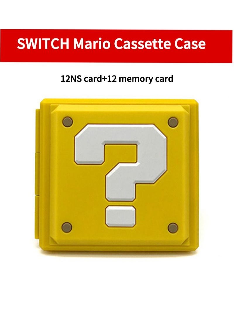 Flash Hawk - Question Block Gaming Card Storage Case Cover for Nintendo Switch - Image 1