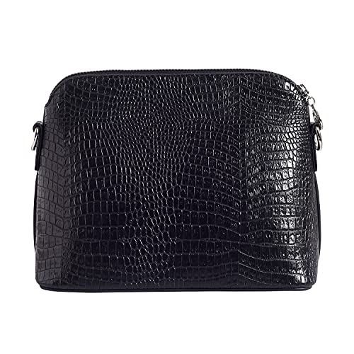 Lino Perros women croco black sling bag - Image 4
