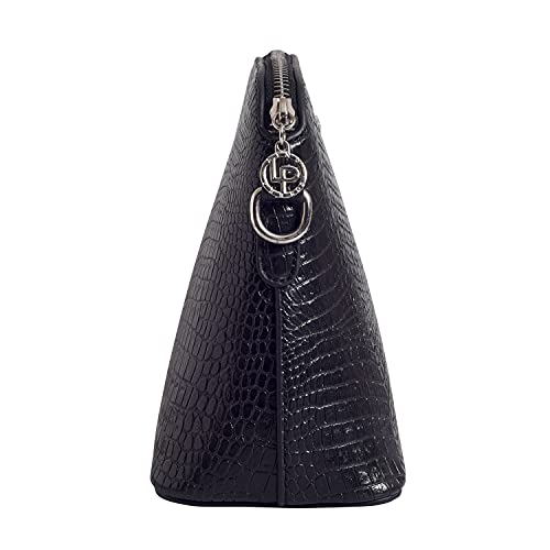 Lino Perros women croco black sling bag - Image 3