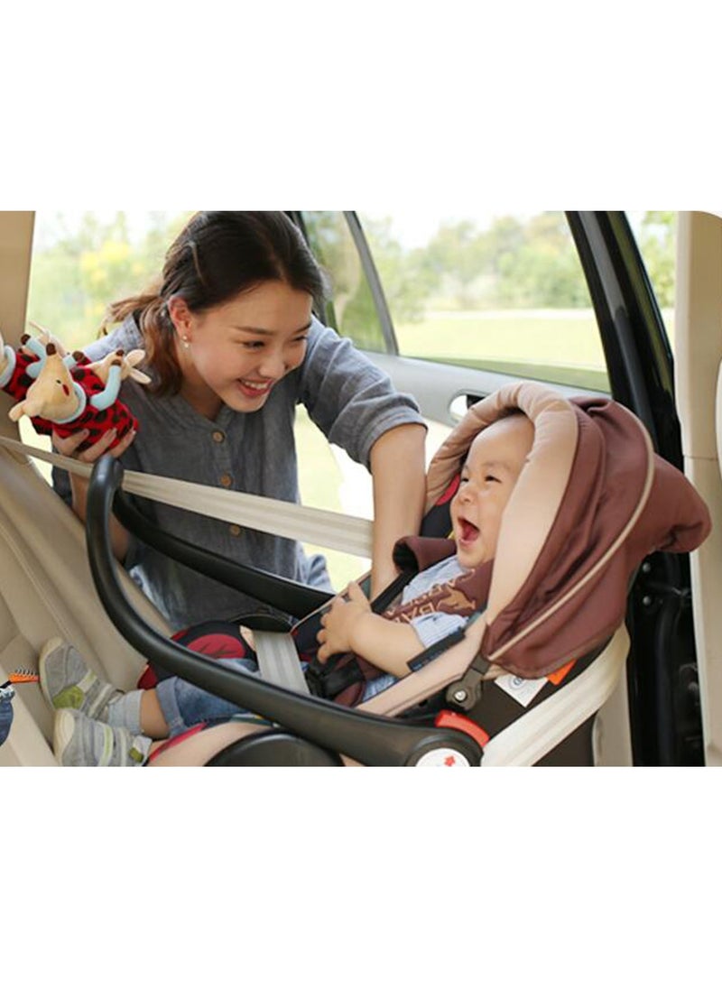 Gonice Baby Carrier Adjustable Canopy And Handle Extra Protection 3 Point Safety Harness Suitable From 0 Months To 12 Months  - Image 2