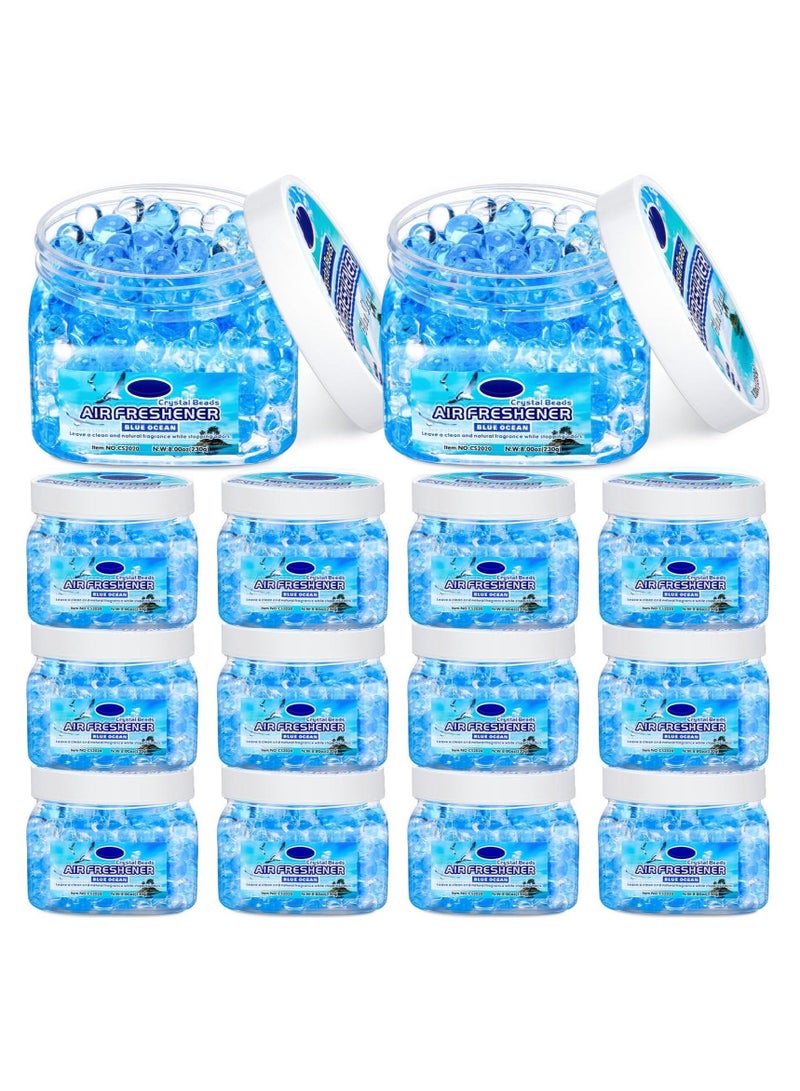 Captaintech Odor Eliminator Gel Beads - Air Freshener - Odor Removing Gel Long Lasting Air Freshener Beads Eliminates Odors in Bathrooms, Cars, Boats, RVs and Pet Areas (12 Pcs) - Image 1