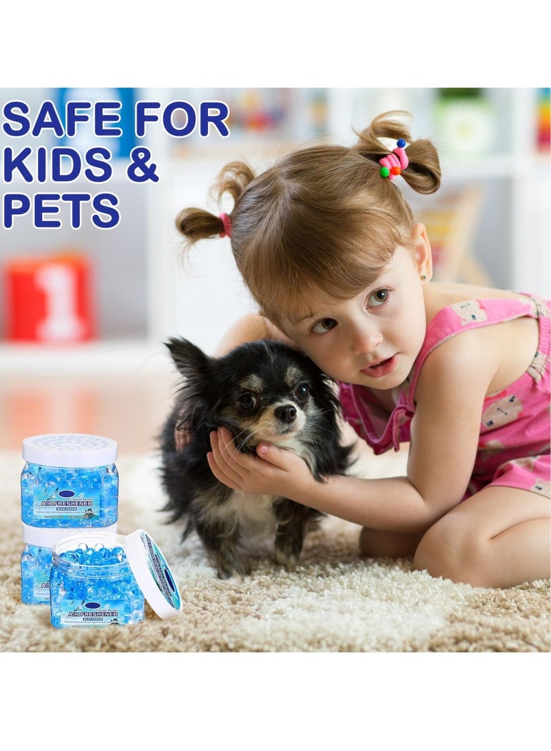 Captaintech Odor Eliminator Gel Beads - Air Freshener - Odor Removing Gel Long Lasting Air Freshener Beads Eliminates Odors in Bathrooms, Cars, Boats, RVs and Pet Areas (12 Pcs) - Image 3