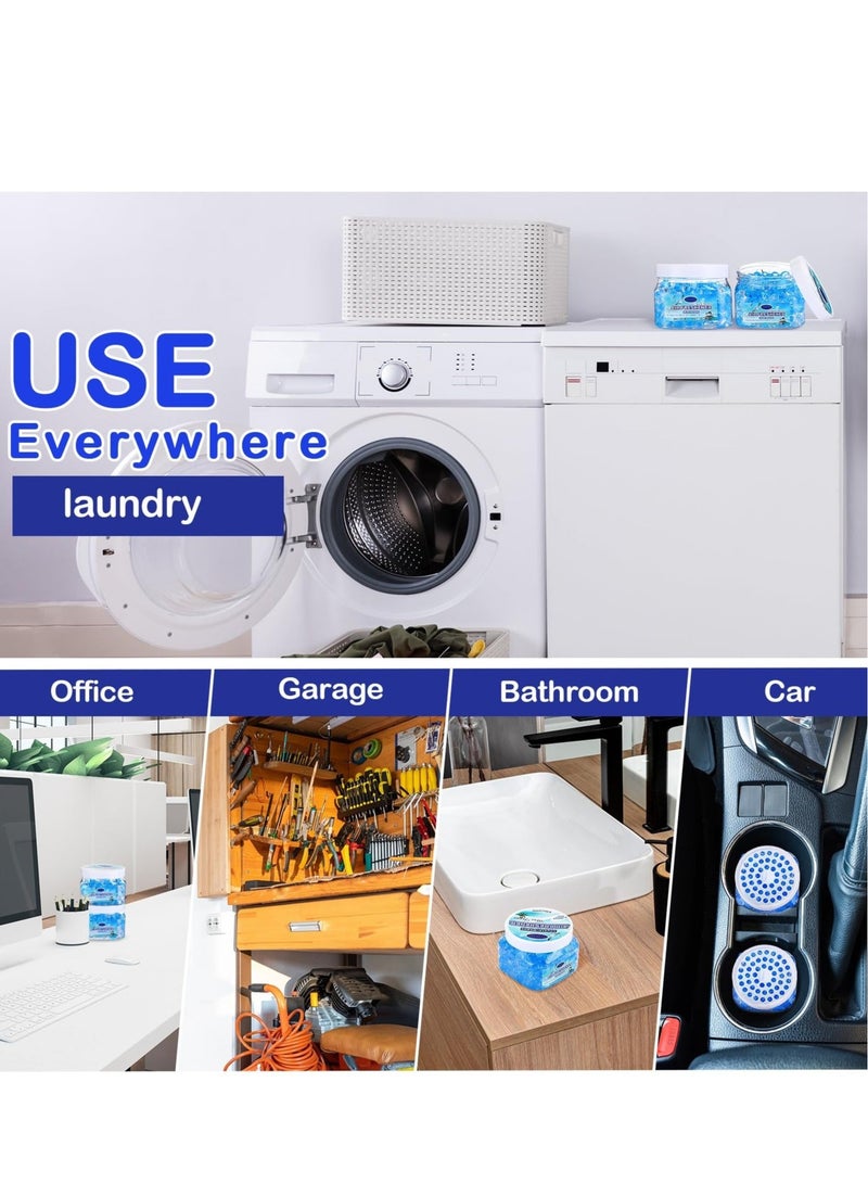 Captaintech Odor Eliminator Gel Beads - Air Freshener - Odor Removing Gel Long Lasting Air Freshener Beads Eliminates Odors in Bathrooms, Cars, Boats, RVs and Pet Areas (12 Pcs) - Image 4